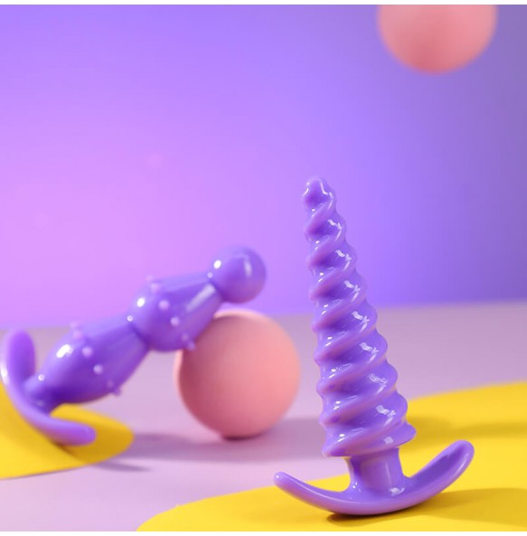 MizzZee - Ice Cream Cone Anal Butt Plug (Full Set 2 Pieces)